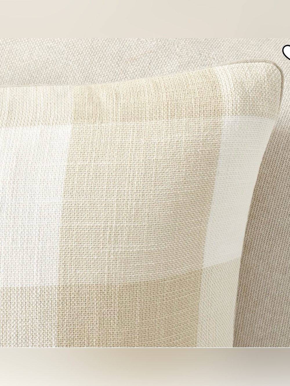 NWT Set of TWO Pottery Barn Sawyer Check Pillow Covers - Picture 2 of 2